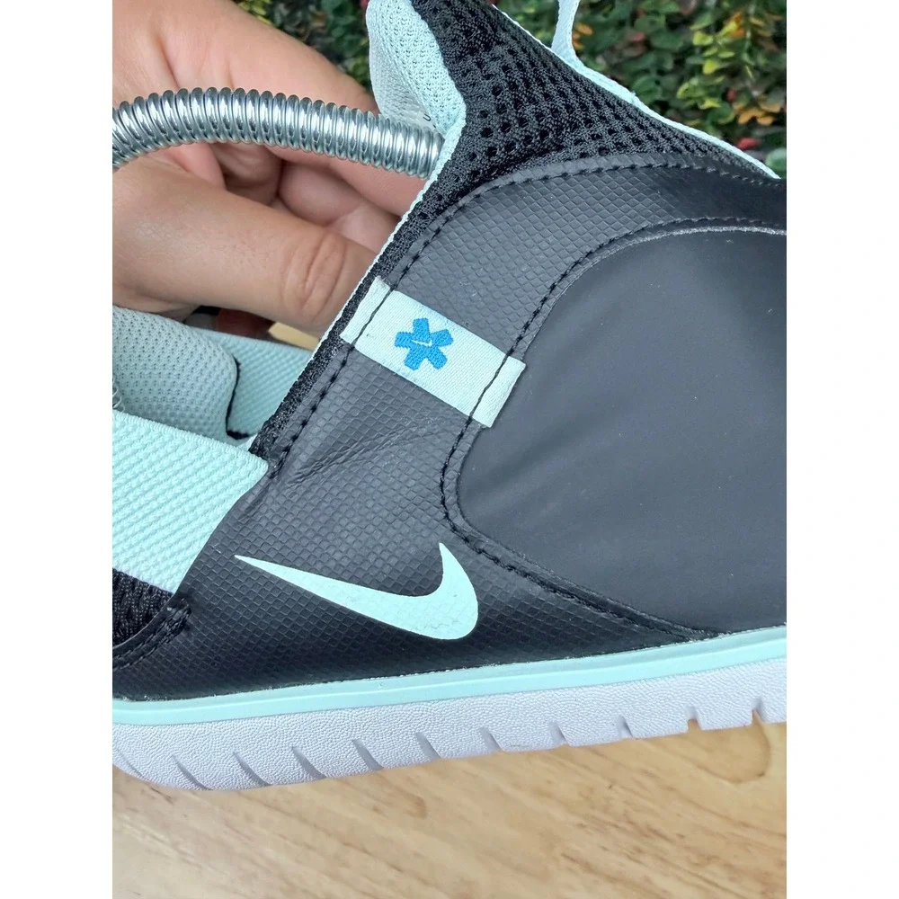 Nike Air Zoom Pulse Black Light Blue Medical Nursing Shoes CT1629-001 Mens 6.5